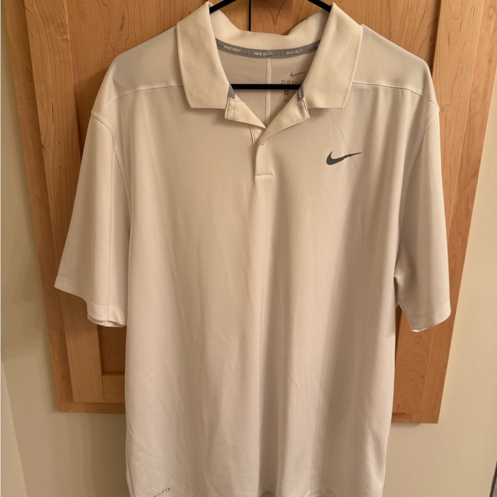 Nike Men's White Polo Shirt